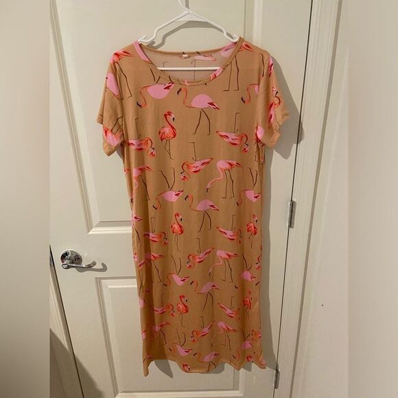 🧡Flamingo Dress - Picture 1 of 5